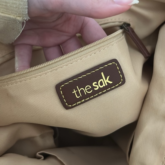 The Sak Textured Tan Lined Tote Bag - Picture 11 of 15